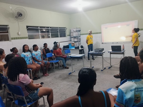 Oficina - Montagem de currículo e dicas de como se portar em entrevistas de emprego para jovens, alunos do EJA e professores de Areia Branca